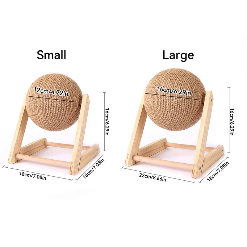 Boule à gratter pour chat