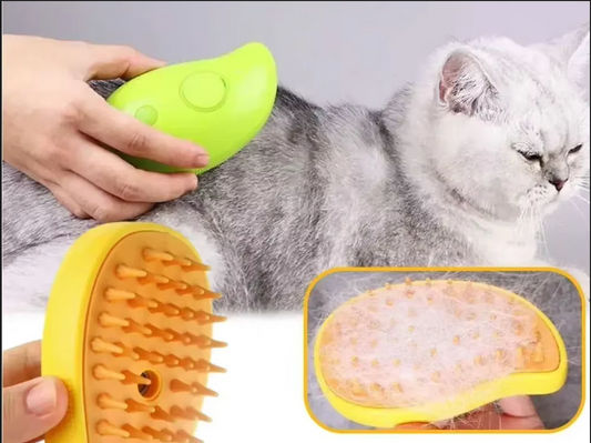 Brosse à vapeur pour chat et chien