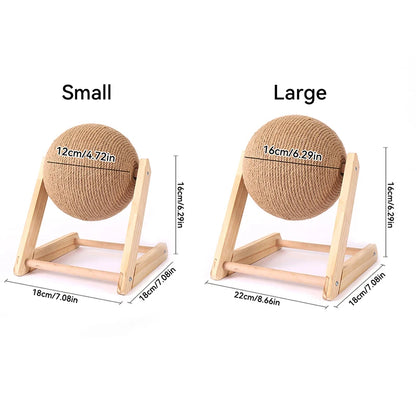 Boule à gratter pour chat