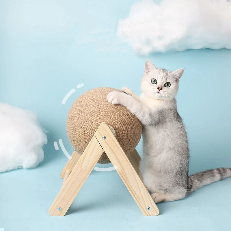 Boule à gratter pour chat