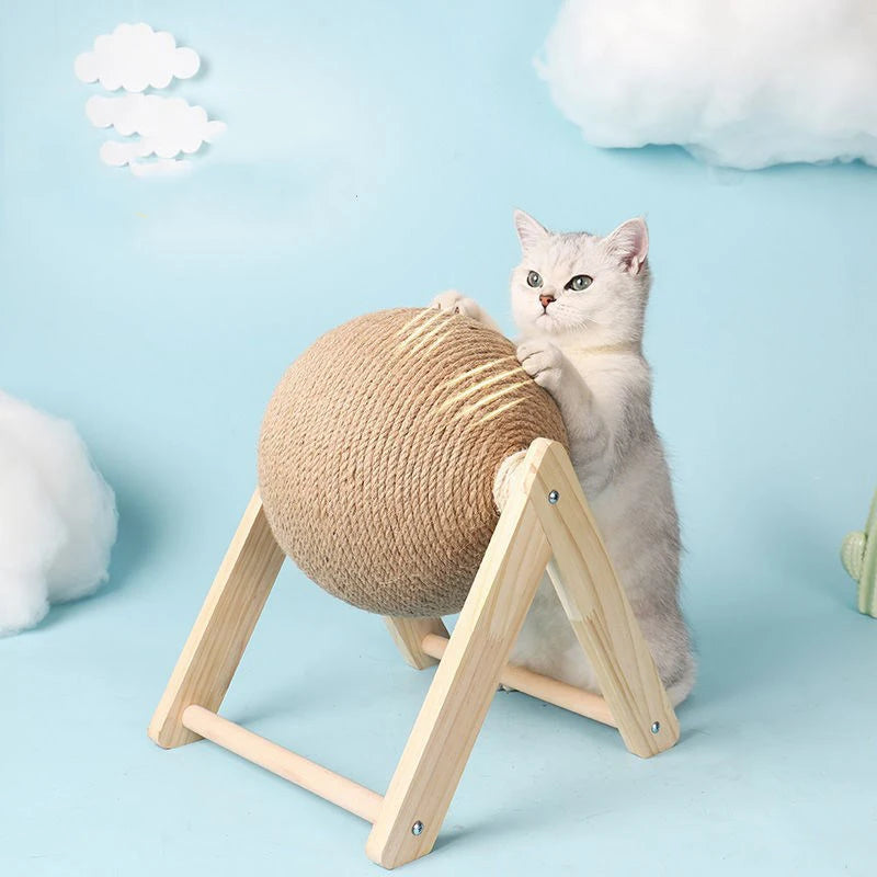 Boule à gratter pour chat
