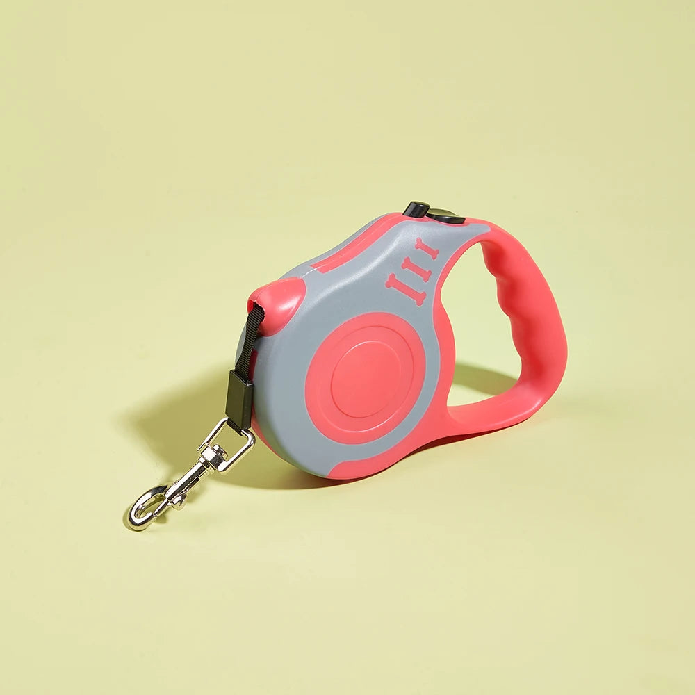 Laisse enrouleur de 3M/5M pour chat ou petit chien
