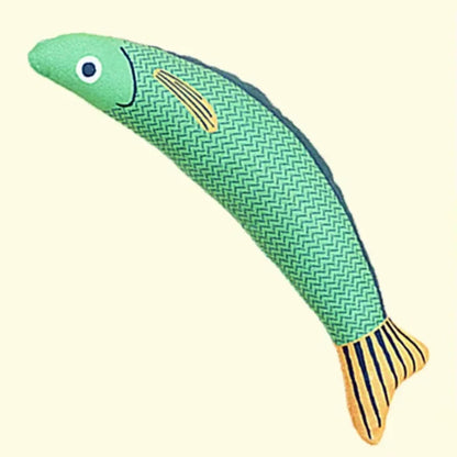 Jouet pour chat en forme de poisson