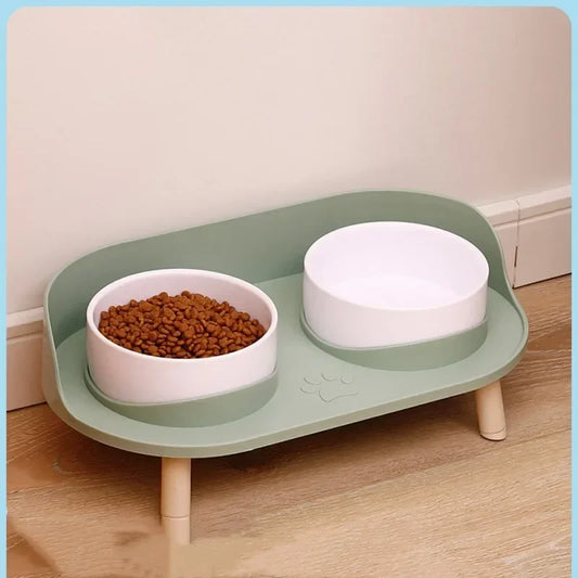 Distributeur de Nourriture Réglable pour Chats et Chiens – Confort et Praticité à Chaque Repas !