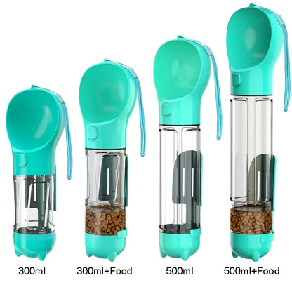 Bouteille d'eau 3 en 1 pour chien et chat