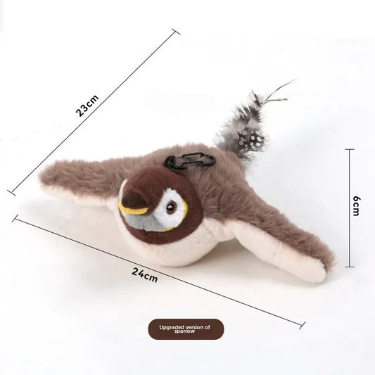 Oiseau Interactif Rechargeable pour Chat