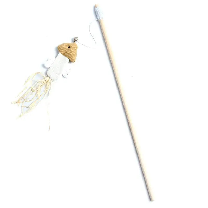 Jouets Interactifs pour Chat – Canne à Plumes & Souris