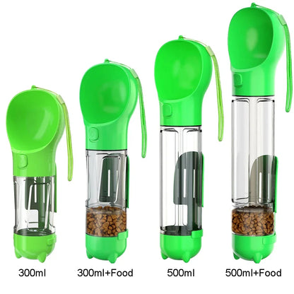 Bouteille d'eau 3 en 1 pour chien et chat