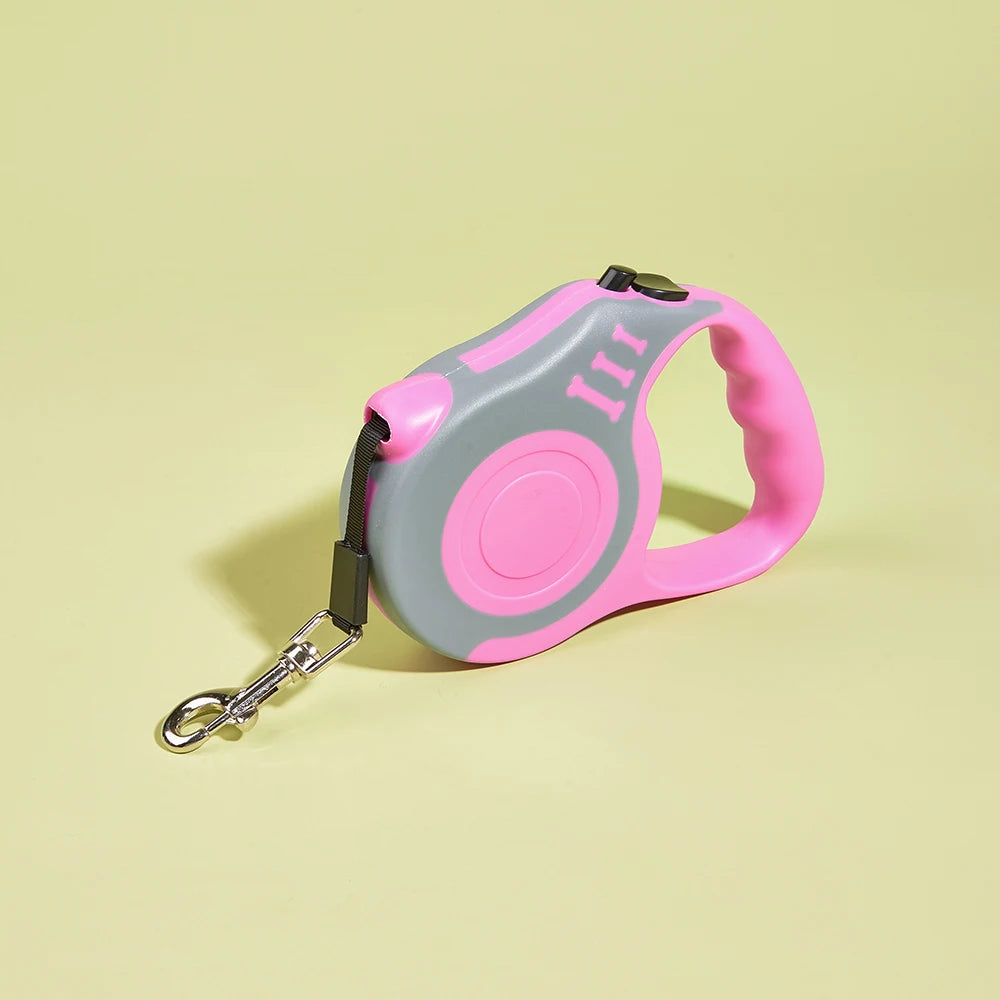 Laisse enrouleur de 3M/5M pour chat ou petit chien