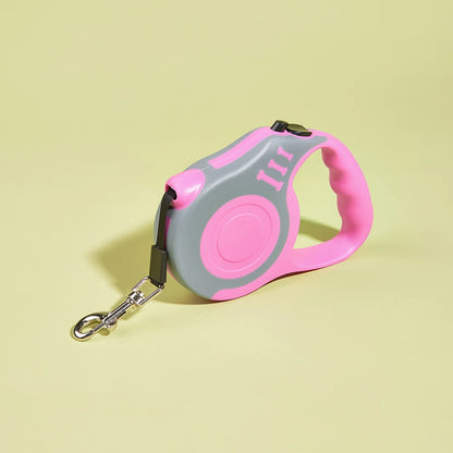 Laisse enrouleur de 3M/5M pour chat ou petit chien